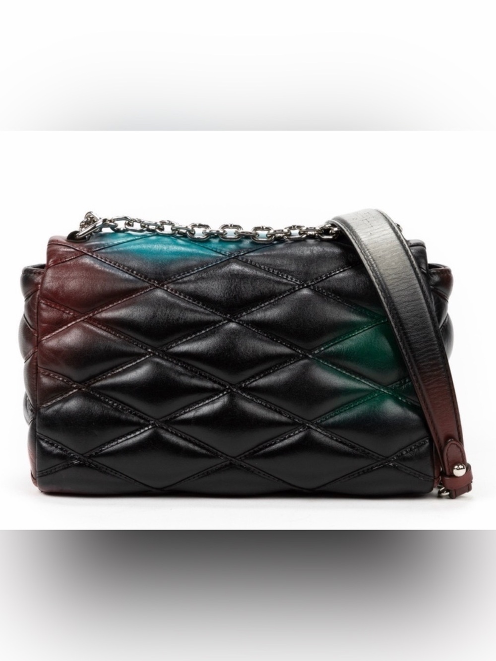 Louis Vuitton Shoulder bag Twist Puff in Black/Multicolour Calfskin leather - Picture 5 of 13